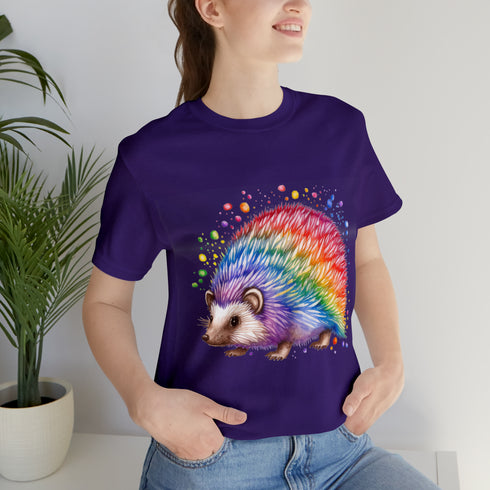 Rainbow Hedgehog - Short Sleeve Tee